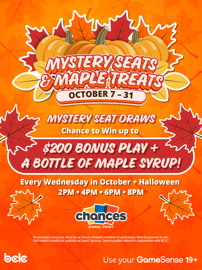 Mystery Seats & Maple Treats